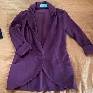 Soft blazer with pockets